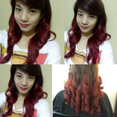 My red ombre hair ♥