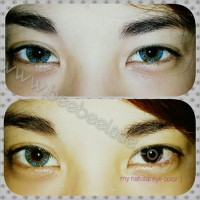 Contact lens of a first timer : Flexwear Illusions II in Baby Blue Review